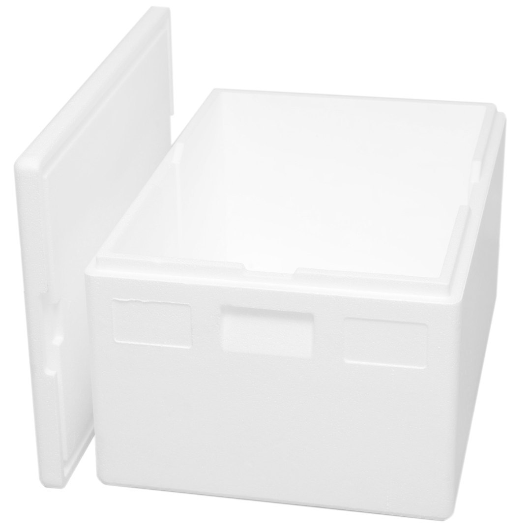 Termobox pudełko termiczne styropianowe z pokrywką atest PZH 685x485x265mm 53L Termobox pudełko termiczne styropianowe z pokrywką atest PZH 685x485x265mm 53L