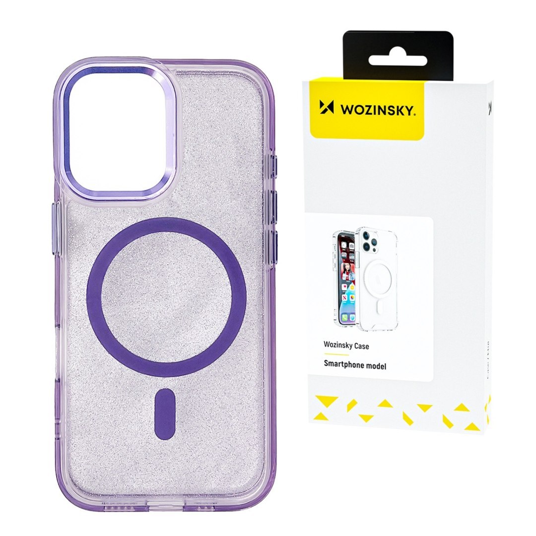 Etui ochronne na Samsung Galaxy S25 Glitter Case z Mag Safe – fioletowe z brokatem Etui ochronne na Samsung Galaxy S25 Glitter Case z Mag Safe – fioletowe z brokatem