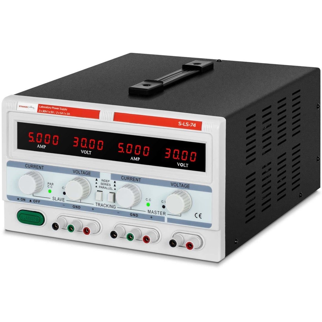 Zasilacz laboratoryjny serwisowy 3 kanały 0-30 V 0-5 A DC Zasilacz laboratoryjny serwisowy 3 kanały 0-30 V 0-5 A DC