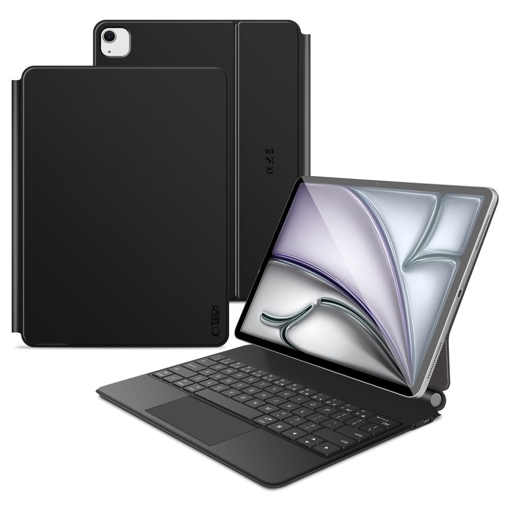 Etui z klawiaturą na iPad Pro 12.9” 2020 / 2021 / 2022 / iPad Air 13” 2024 / 2025 Smartcase Magnetic – czarne Etui z klawiaturą na iPad Pro 12.9” 2020 / 2021 / 2022 / iPad Air 13” 2024 / 2025 Smartcase Magnetic – czarne