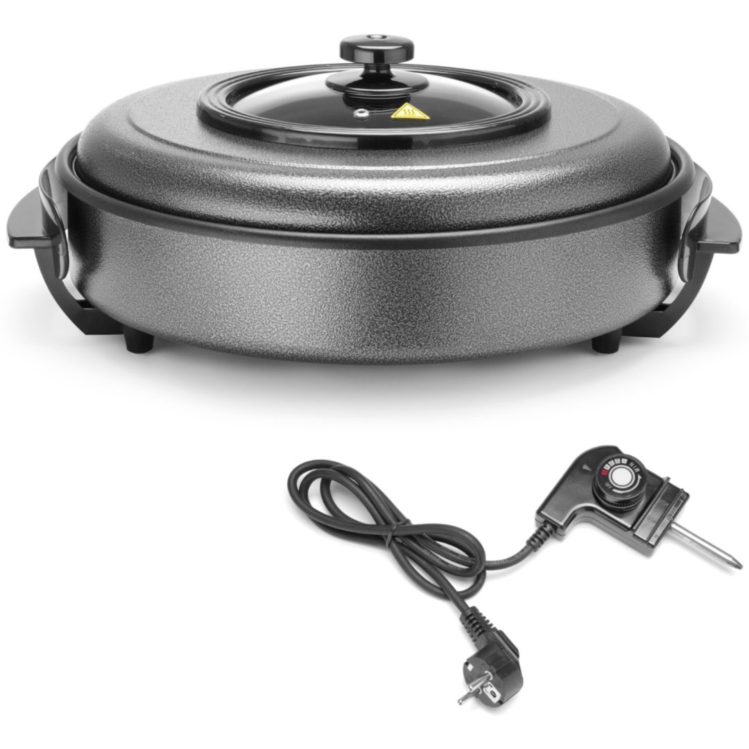 Patelnia elektryczna do smażenia i pieczenia 40cm 1400W – Hendi 239506 Patelnia elektryczna do smażenia i pieczenia 40cm 1400W – Hendi 239506