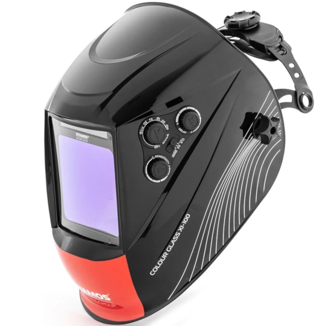Maska przyłbica spawalnicza automatyczna z kolorowym polem COLOUR GLASS XI-100 Maska przyłbica spawalnicza automatyczna z kolorowym polem COLOUR GLASS XI-100