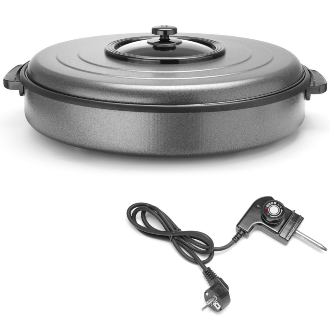 Patelnia elektryczna do smażenia i pieczenia 55cm 1600W – Hendi 239605 Patelnia elektryczna do smażenia i pieczenia 55cm 1600W – Hendi 239605