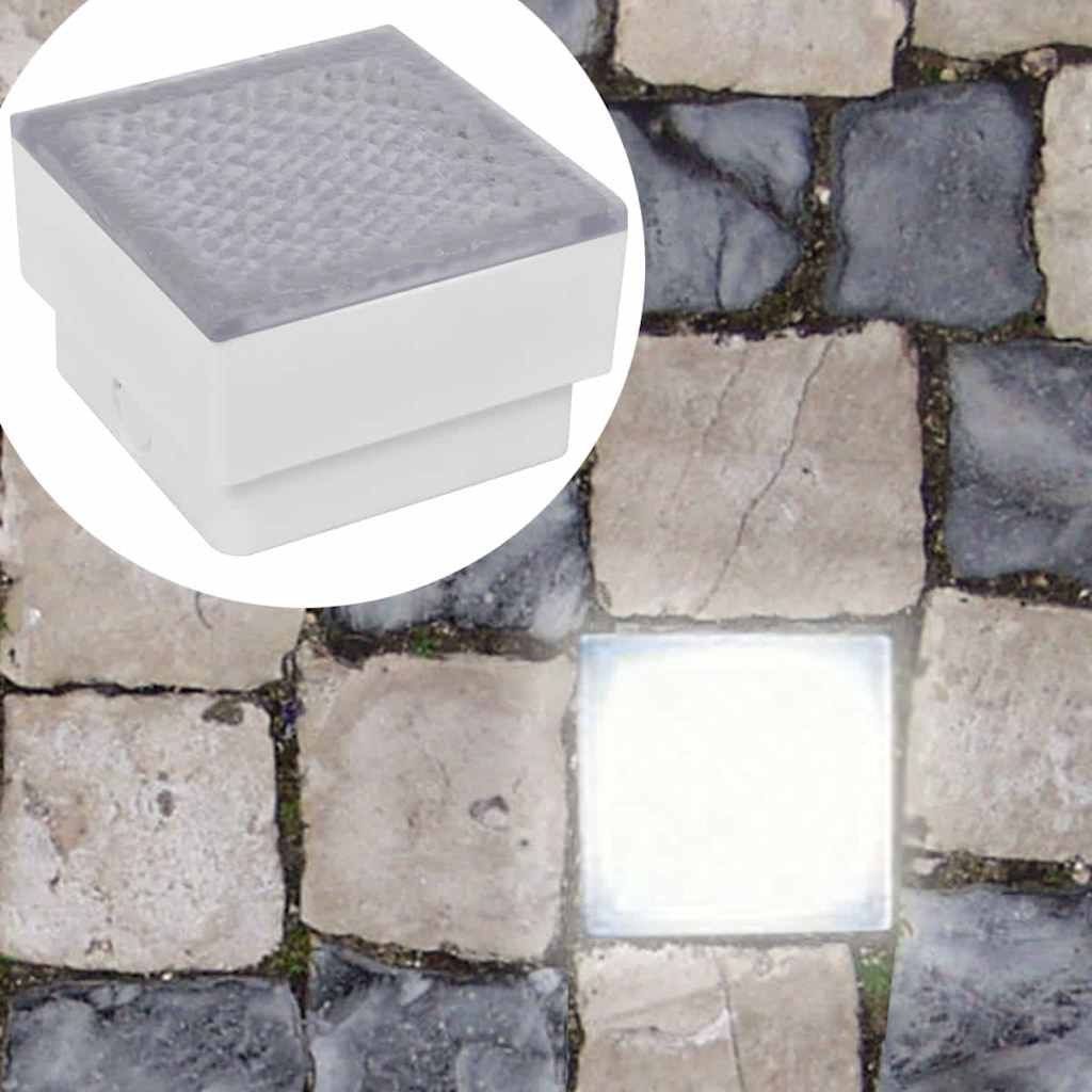 Oświetlenie podłogowe LED 100x100mm, 16 diod, ciepła biel Oświetlenie podłogowe LED 100x100mm, 16 diod, ciepła biel