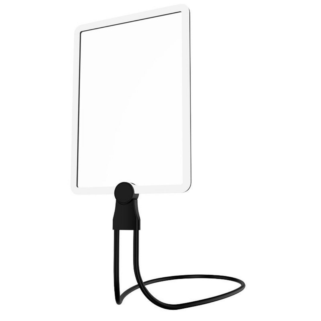 Lupa 5x z oświetleniem LED 50 diod, prostokątna, z elastycznym ramieniem, magnifier dla seniorów Lupa 5x z oświetleniem LED 50 diod, prostokątna, z elastycznym ramieniem, magnifier dla seniorów