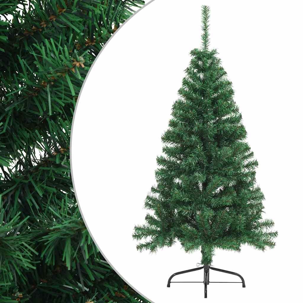 Sztuczna połówka choinki 150 cm zielona z PVC Sztuczna połówka choinki 150 cm zielona z PVC