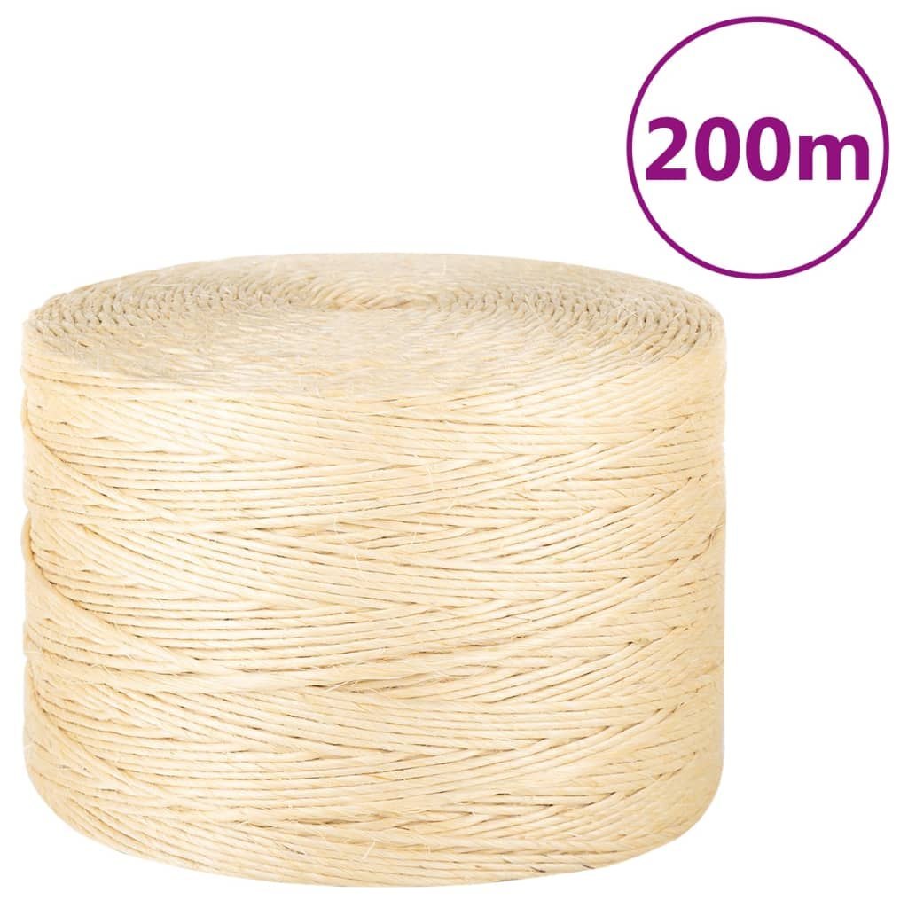 Linka sizalowa 3 mm 200 m naturalna Linka sizalowa 3 mm 200 m naturalna