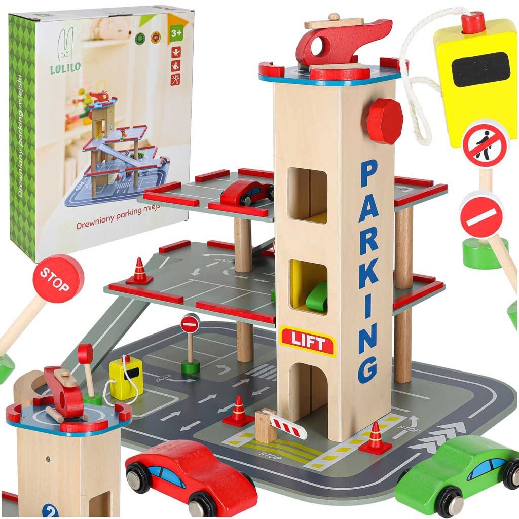 Parking drewniany garaż LULILO BENINO piętrowy Parking drewniany garaż LULILO BENINO piętrowy