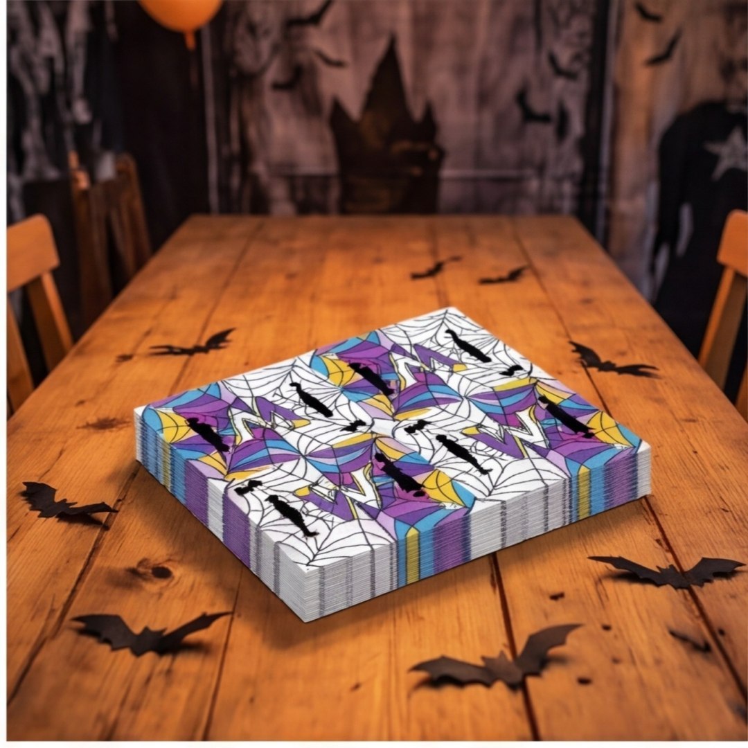 Serwetki na Halloween 40 sztuk z motywami sezonowymi Serwetki na Halloween 40 sztuk z motywami sezonowymi