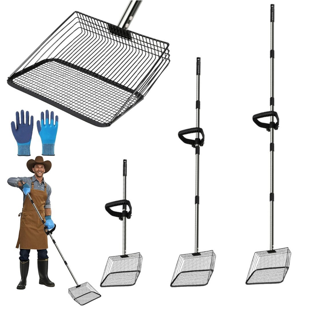 Narzędzie czyszczące 25 cm z ergonomiczną rączką do zadań sprzątających i ogrodowych