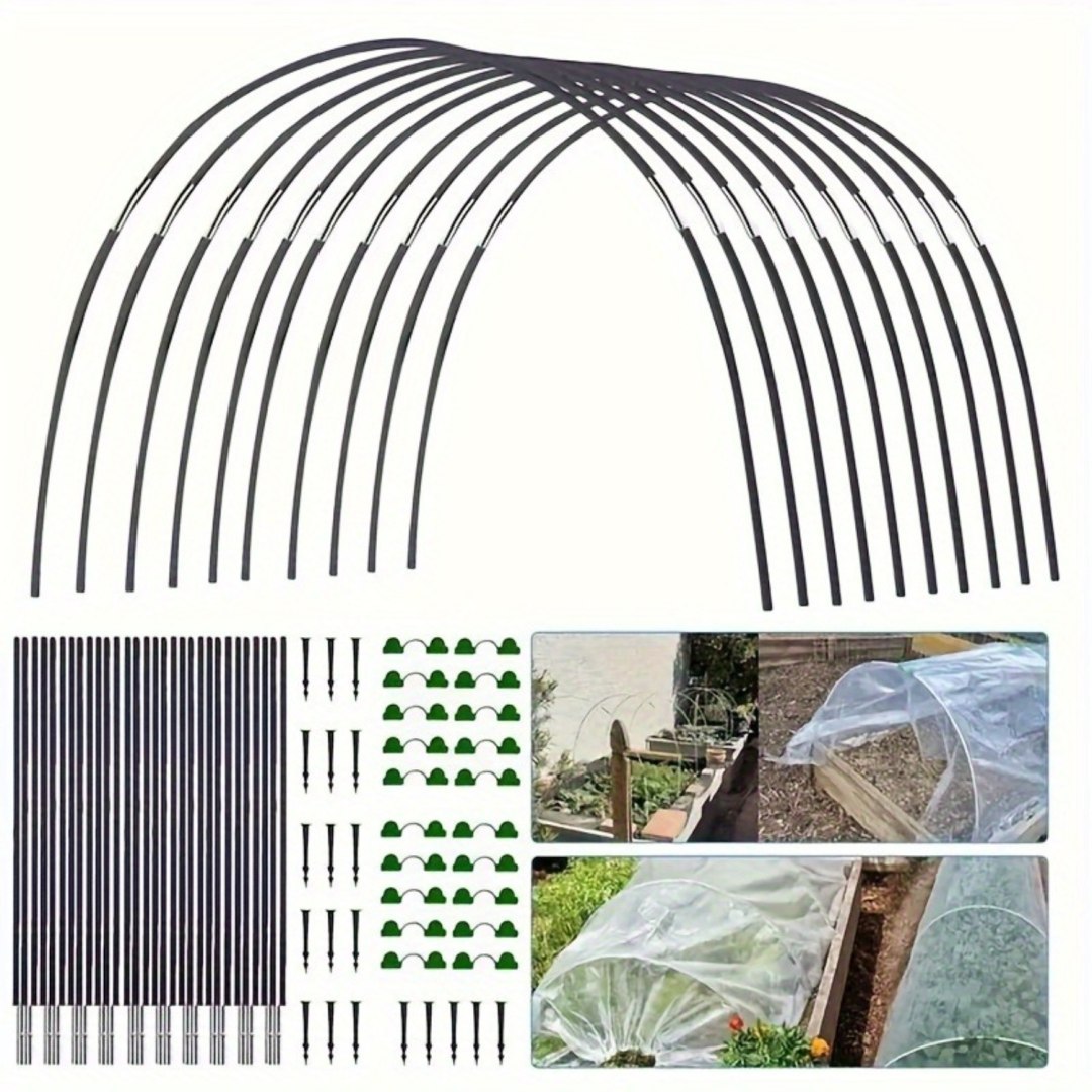 Łuki ogrodowe z włókna szklanego 54 szt. 60-90 cm – wsparcie roślin i ochrona Łuki ogrodowe z włókna szklanego 54 szt. 60-90 cm – wsparcie roślin i ochrona