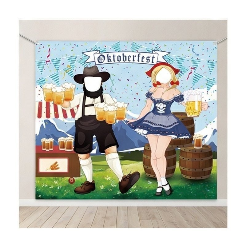 Ściana dekoracyjna Oktoberfest tło na imprezy