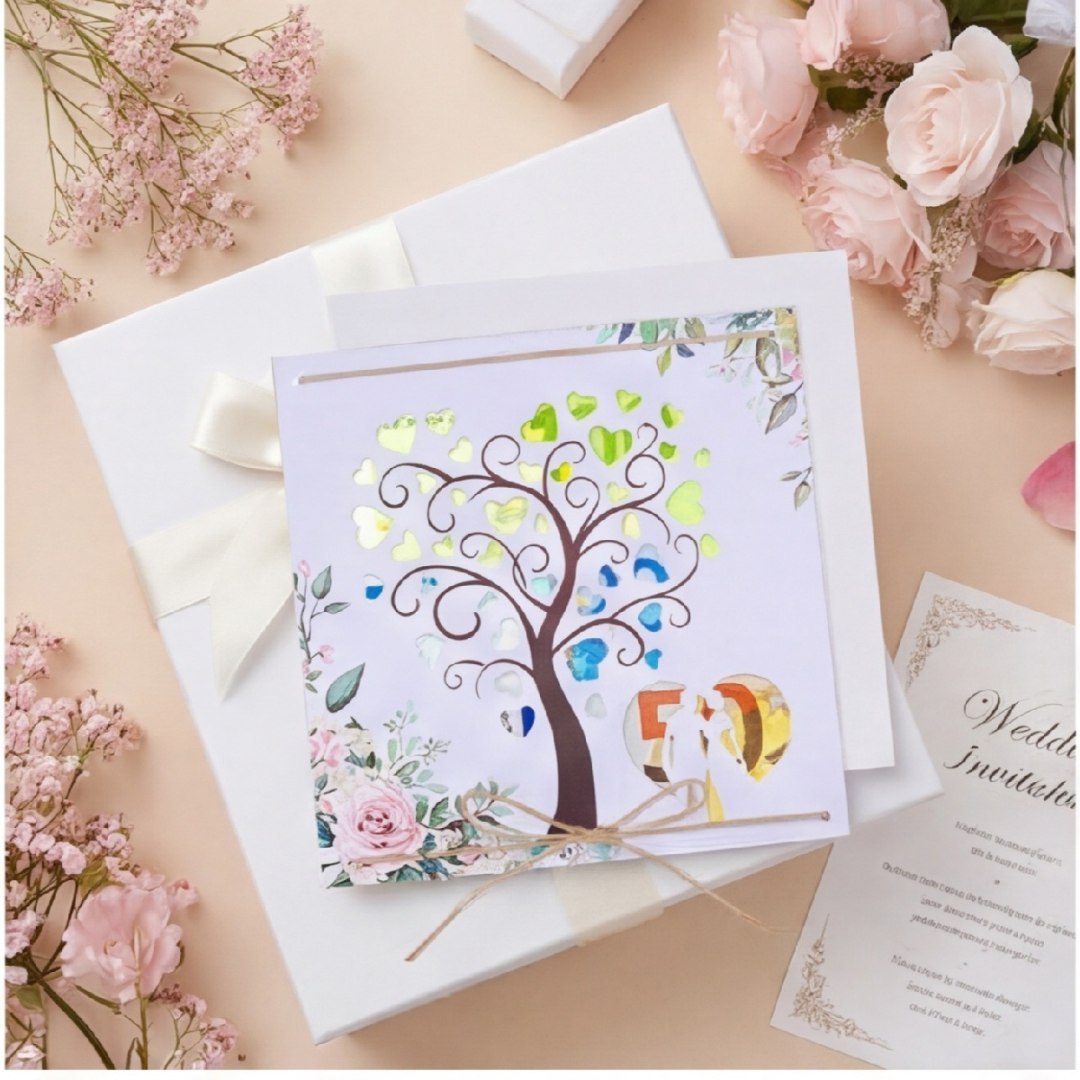 Kartka na pieniądze na wesele z juty i kopertą 16×16 cm Kartka na pieniądze na wesele z juty i kopertą 16×16 cm