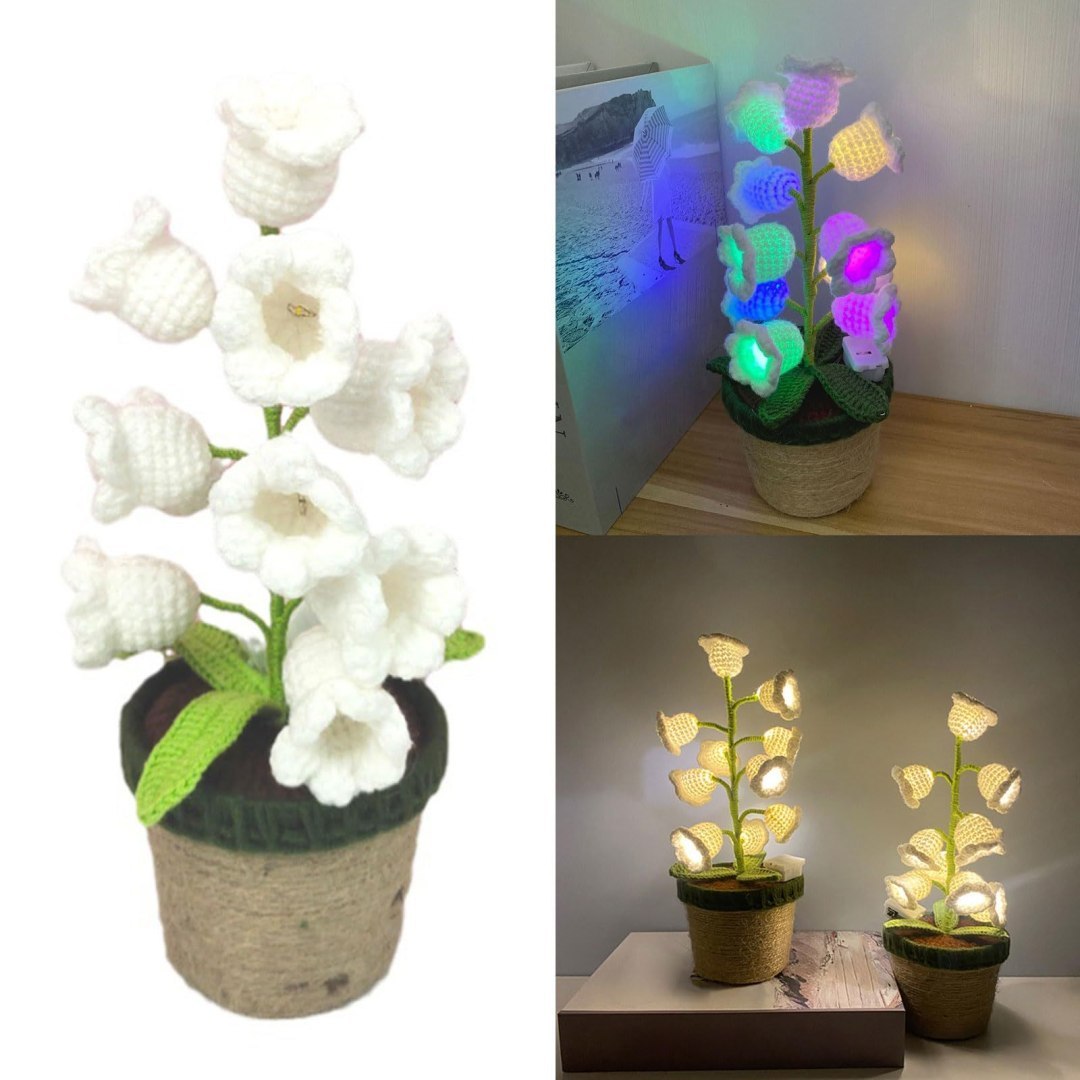 Doniczka dekoracyjna z konwalią – naturalny design, uniwersalna dekoracja Doniczka dekoracyjna z konwalią – naturalny design, uniwersalna dekoracja