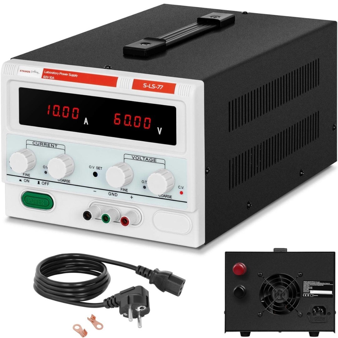 Zasilacz laboratoryjny impulsowy S-LS-77 0-60V 0-10A DC Zasilacz laboratoryjny impulsowy S-LS-77 0-60V 0-10A DC