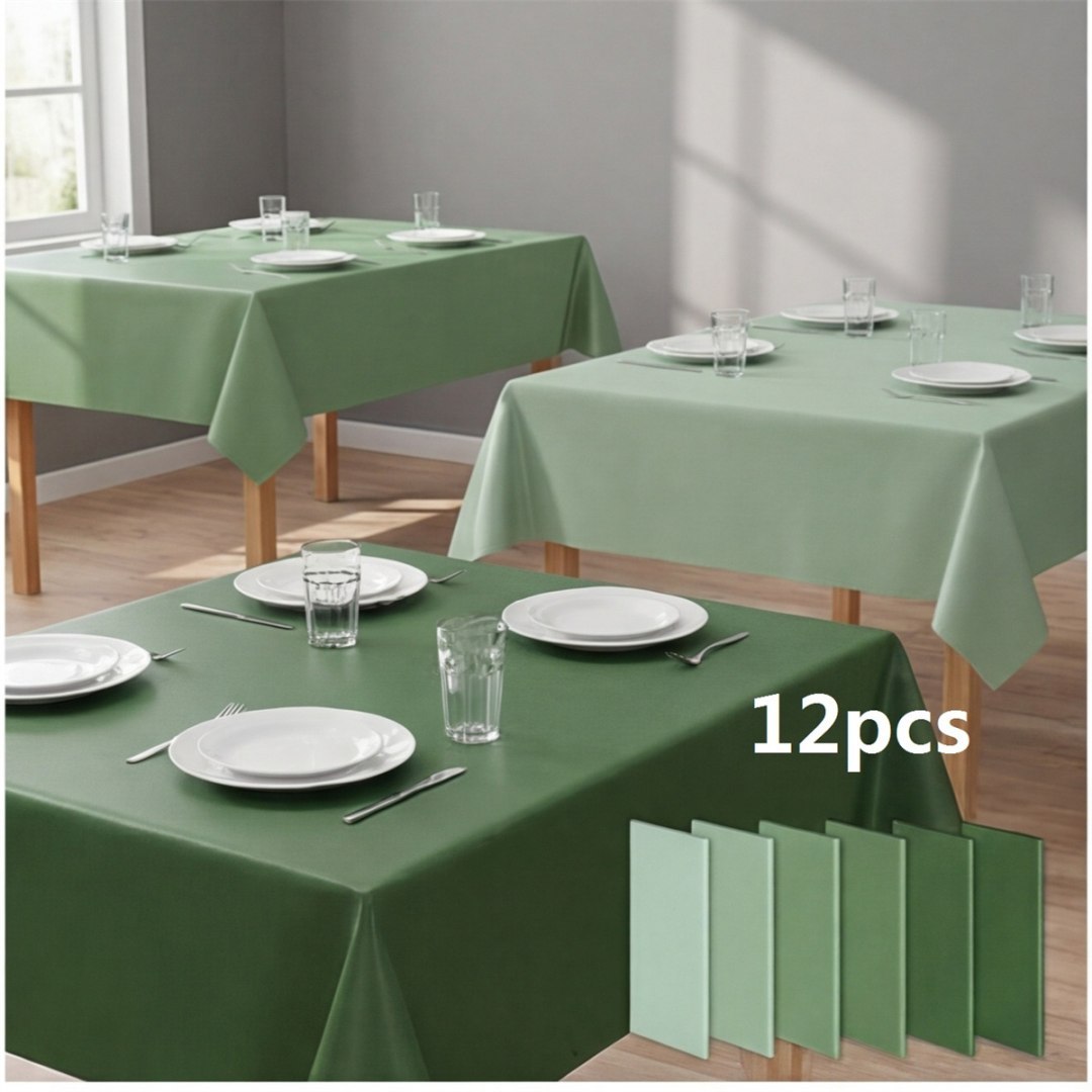 Obrusy zestaw 12 sztuk 137×274 cm w 4 kolorach do dekoracji imprez