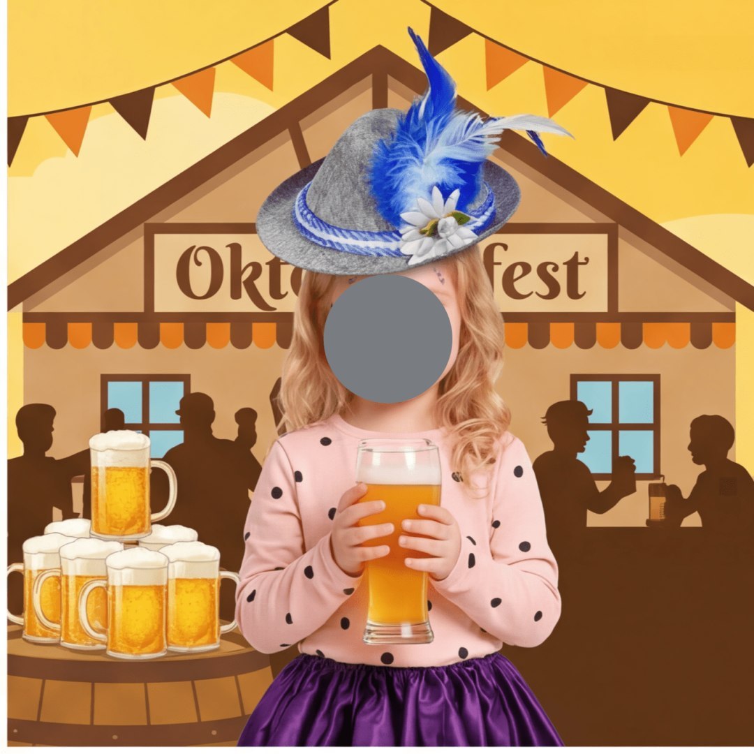 Zestaw 3-częściowy diademów Oktoberfest, kolorowe akcesoria