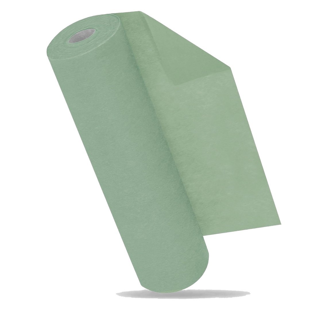Bieżnik non-woven 30 cm x 25 m zielony eukaliptusowy, odporny na rozdarcia