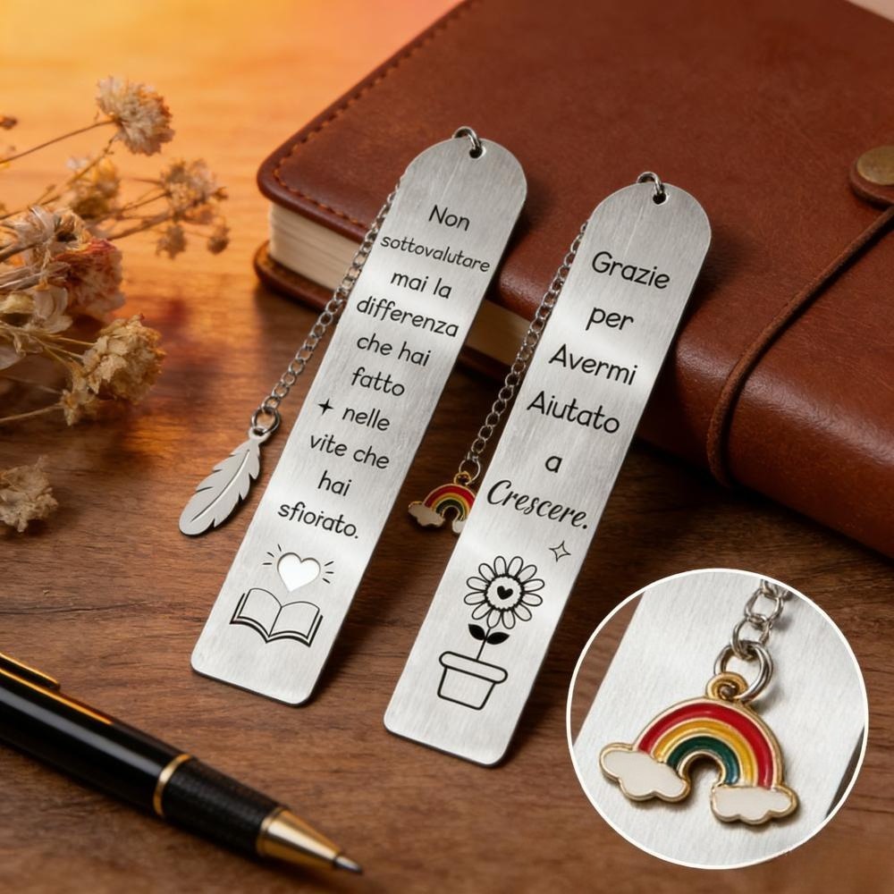 Zestaw prezentowy dla nauczyciela z 3 zakładkami, elegancki design Zestaw prezentowy dla nauczyciela z 3 zakładkami, elegancki design