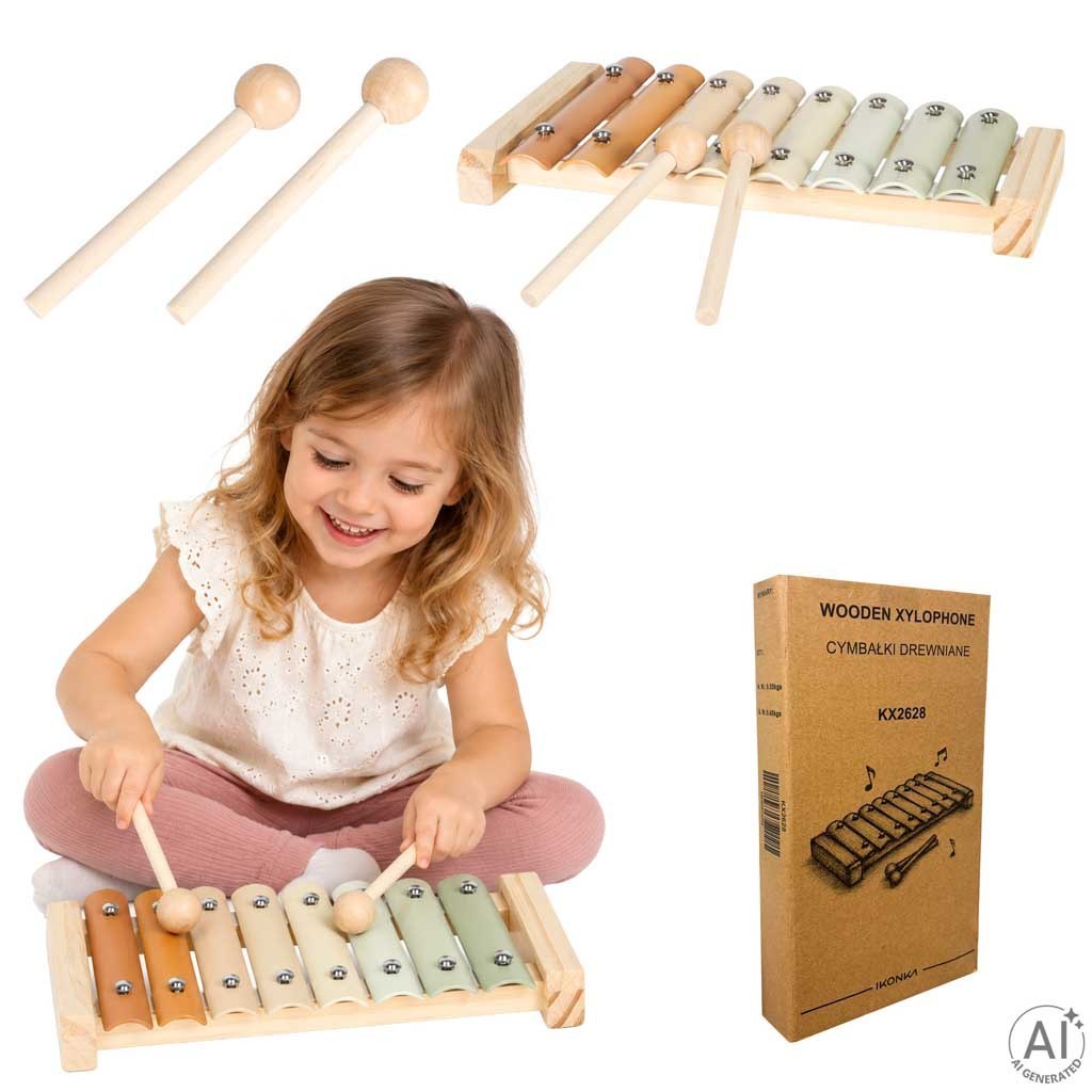 Cymbałki drewniane edukacyjne dla dzieci szkolne 8-tonowe instrument muzyczny Cymbałki drewniane edukacyjne dla dzieci szkolne 8-tonowe instrument muzyczny
