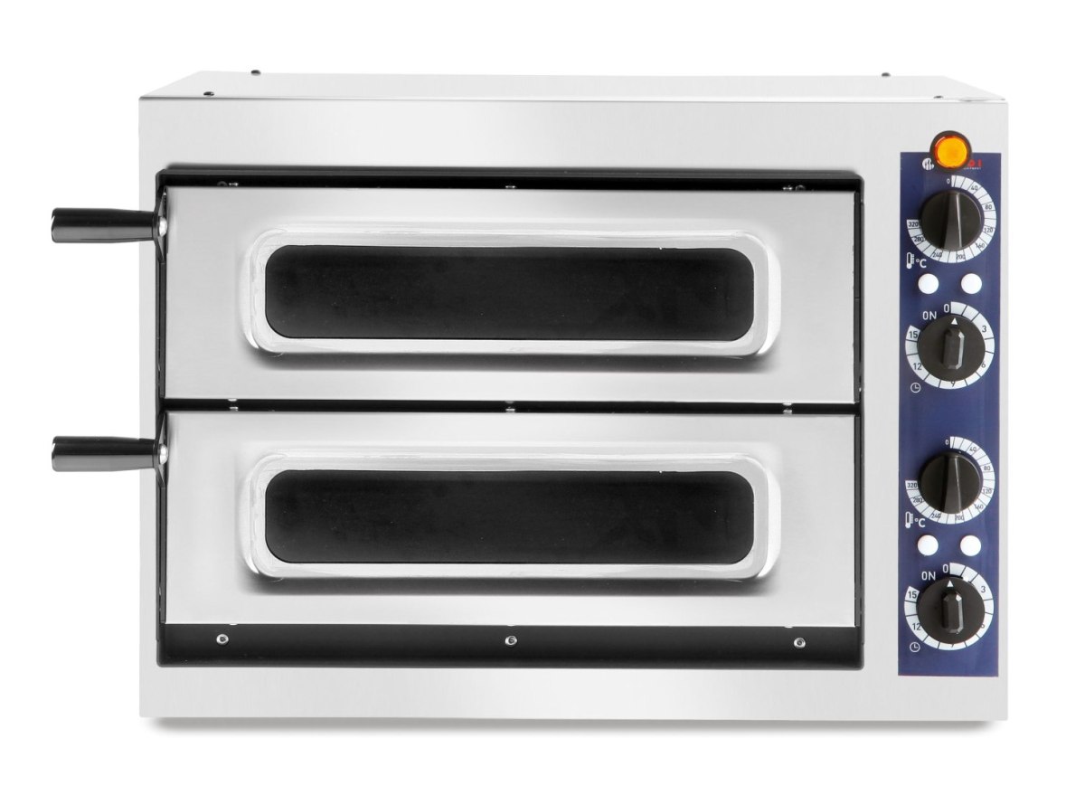Piec do pizzy podwójny Basic Vetro 2/40 2 pizze 2400W – Hendi 226674 Piec do pizzy podwójny Basic Vetro 2/40 2 pizze 2400W – Hendi 226674
