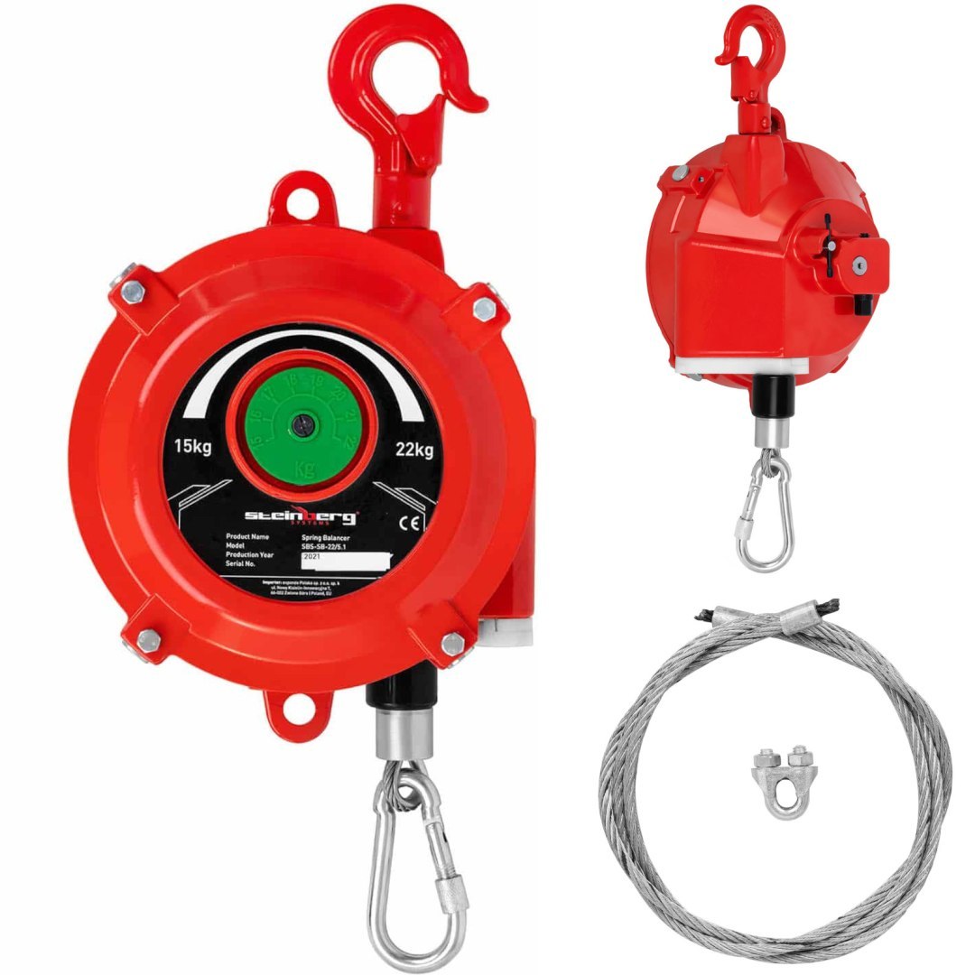 Balanser linkowy sprężynowy odciążnik do narzędzi 15 – 22 kg 1.5 m