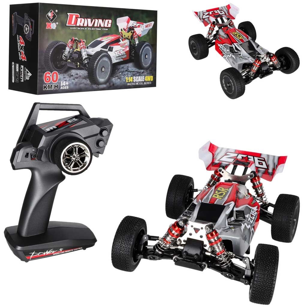 Samochód RC WLToys 144001 1:14 4WD Off-Road 60 km/h 2.4G RTR Samochód RC WLToys 144001 1:14 4WD Off-Road 60 km/h 2.4G RTR