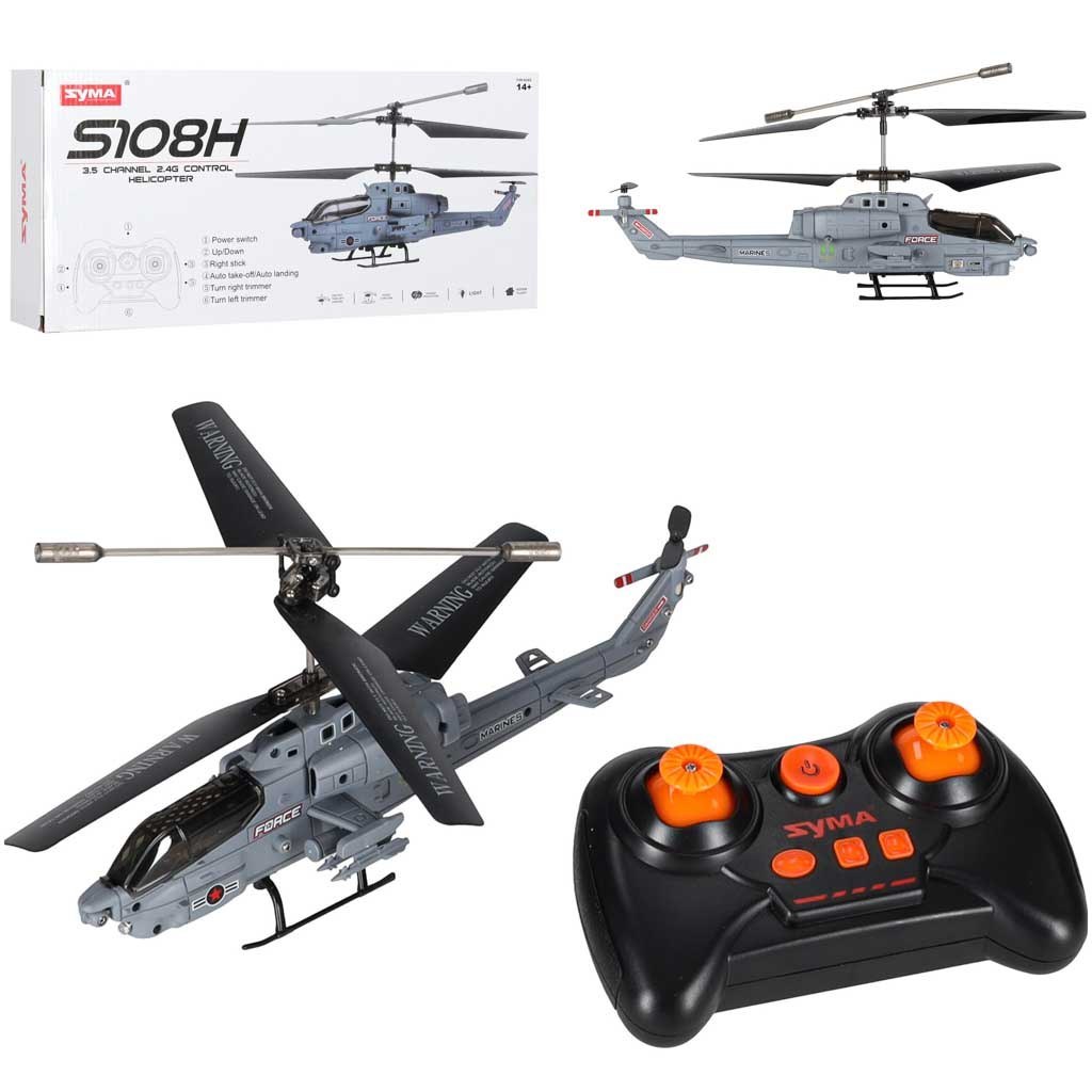 Helikopter RC Syma S108H 2.4G LED auto start stabilizacja lotu USB Helikopter RC Syma S108H 2.4G LED auto start stabilizacja lotu USB