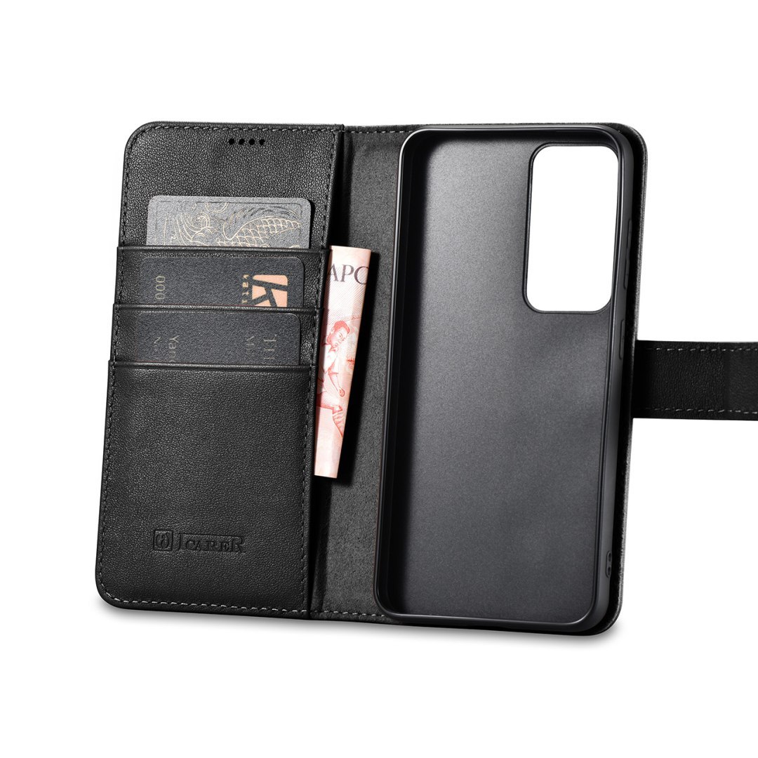Etui skórzany pokrowiec portfel do Samsung Galaxy S23+ Wallet Case czarne Etui skórzany pokrowiec portfel do Samsung Galaxy S23+ Wallet Case czarne