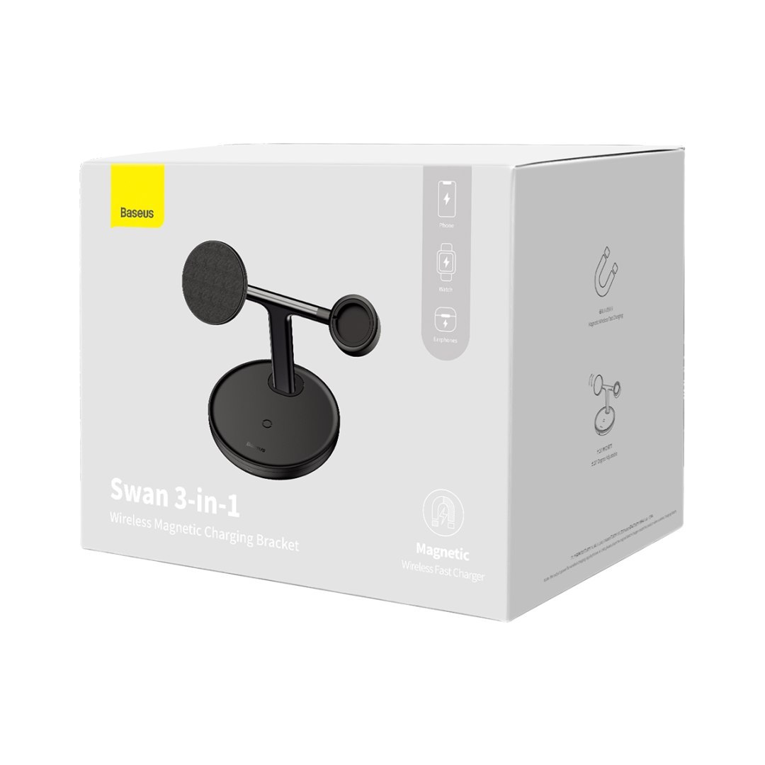 3w1 stojak ładowarka indukcyjna do iPhone Apple Watch AirPods + kabel USB-C 1m czarny 3w1 stojak ładowarka indukcyjna do iPhone Apple Watch AirPods + kabel USB-C 1m czarny