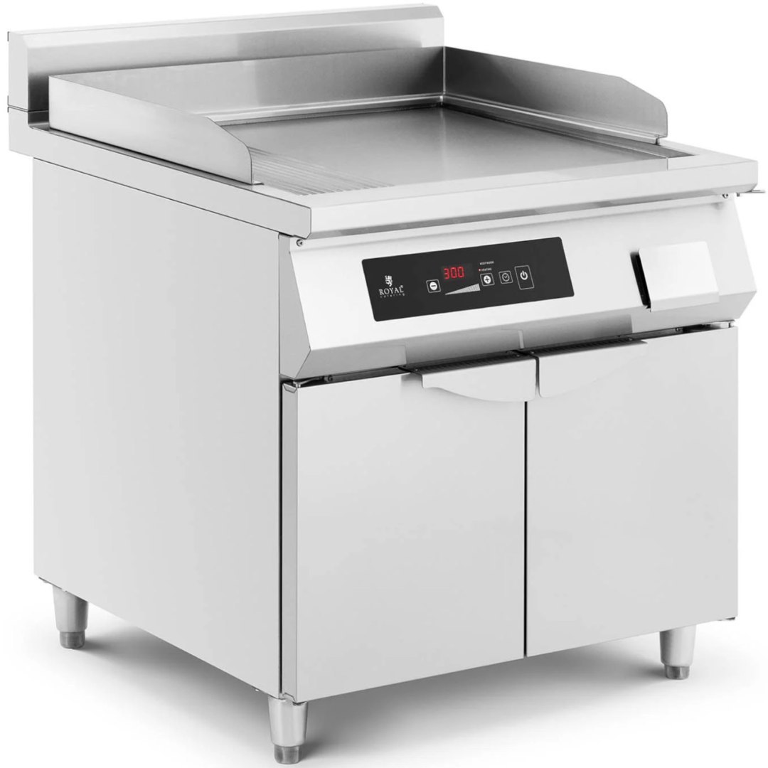 Grill indukcyjny gładki wolnostojący 720 x 610 mm 80-300 C 10000 W Grill indukcyjny gładki wolnostojący 720 x 610 mm 80-300 C 10000 W