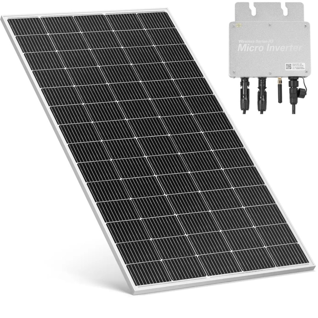 Fotowoltaika balkonowa panel solarny 300 W – zestaw Fotowoltaika balkonowa panel solarny 300 W – zestaw