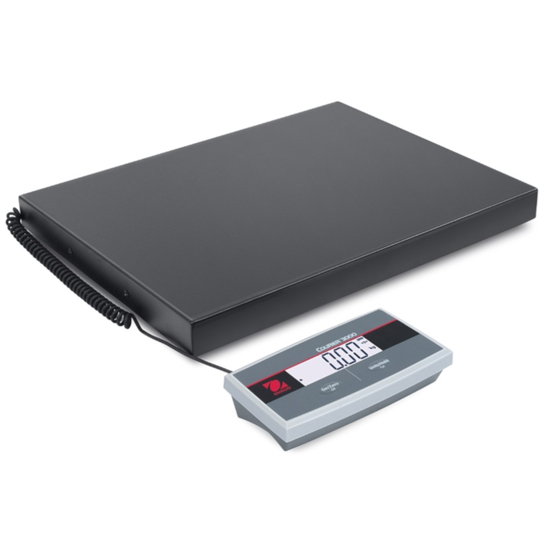 Waga platformowa pocztowa do paczek OHAUS COURIER 3000 LCD 52x40cm 200Kg / 100g Waga platformowa pocztowa do paczek OHAUS COURIER 3000 LCD 52x40cm 200Kg / 100g