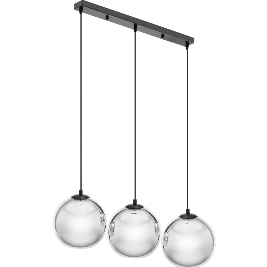Lampa sufitowa nowoczesna 3 punktowa E27 – szklane kule