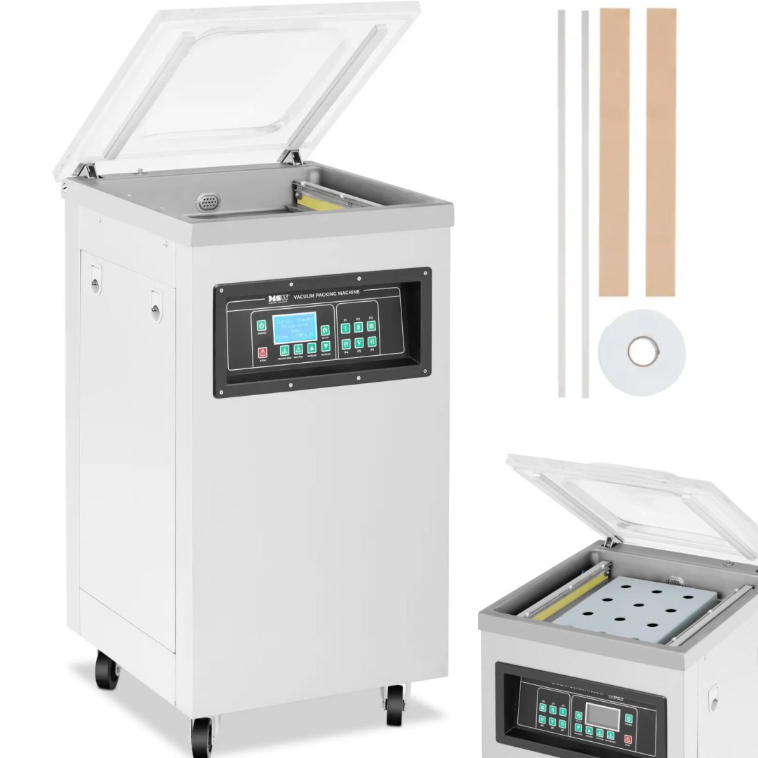 Pakowarka próżniowa komorowa do żywności elektroniki wolnostojąca LCD 40 cm 900 W Pakowarka próżniowa komorowa do żywności elektroniki wolnostojąca LCD 40 cm 900 W