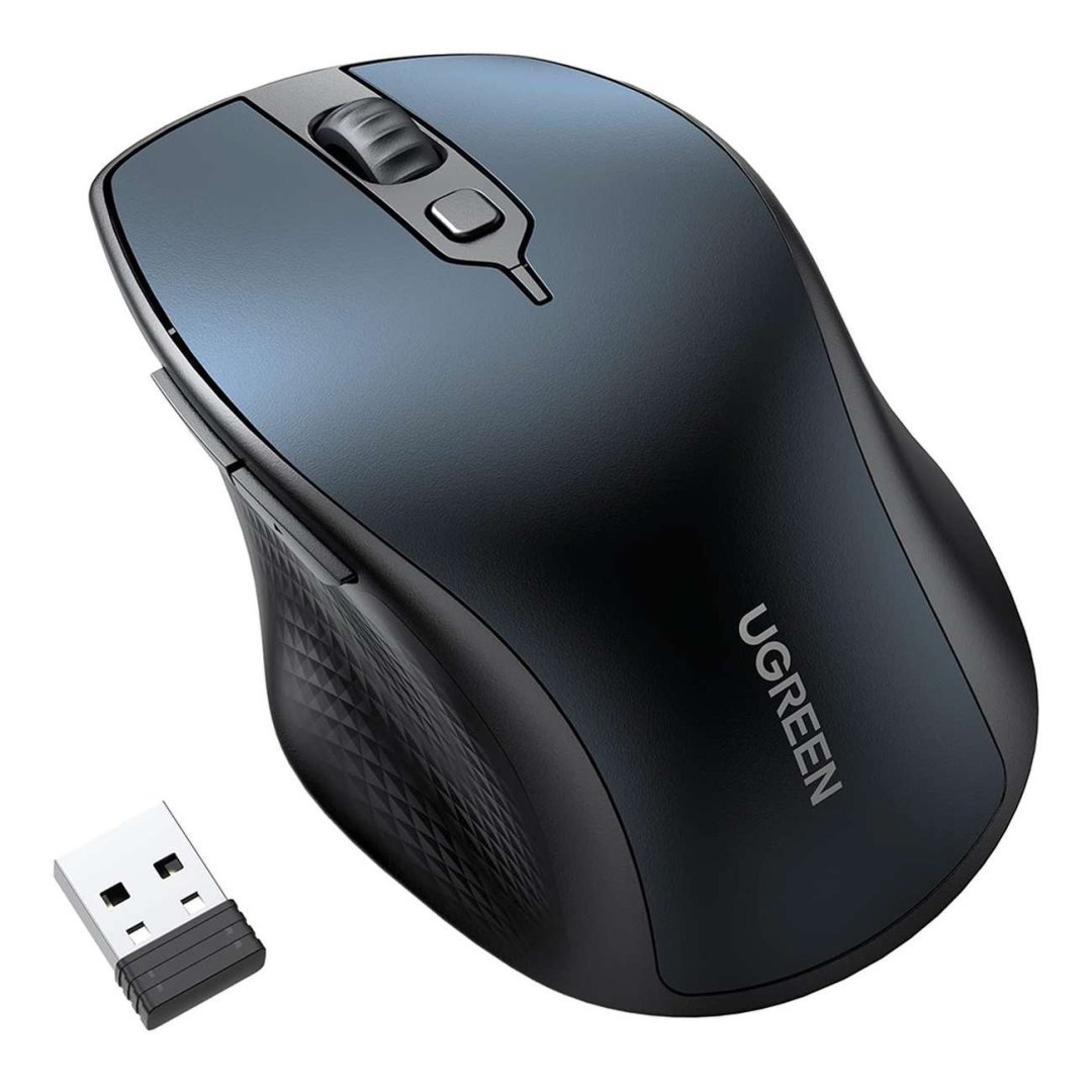 Ergonomiczna bezprzewodowa mysz myszka do komputera MU101 Bluetooth 2.4 GHz niebieska Ergonomiczna bezprzewodowa mysz myszka do komputera MU101 Bluetooth 2.4 GHz niebieska