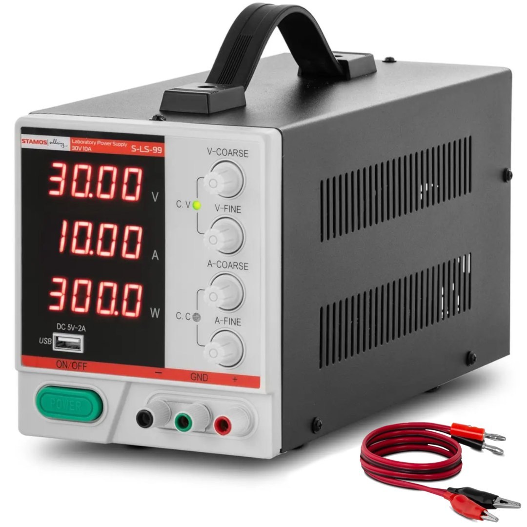 Zasilacz laboratoryjny serwisowy LED 0-30 V DC 0-10 A 300 W Zasilacz laboratoryjny serwisowy LED 0-30 V DC 0-10 A 300 W
