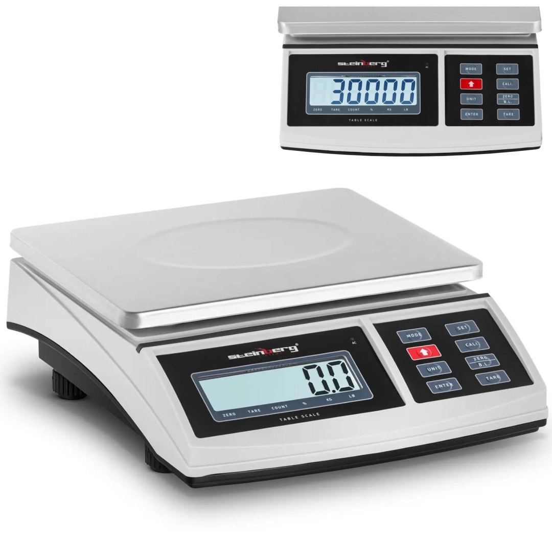 Waga pocztowa paczkowa LCD 21 x 27 cm 30 kg / 1 g Waga pocztowa paczkowa LCD 21 x 27 cm 30 kg / 1 g