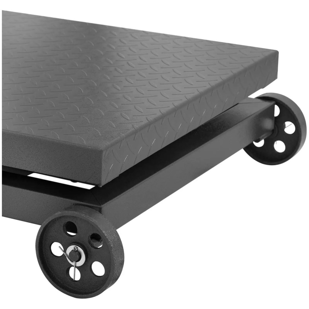 Waga platformowa przemysłowa na kółkach LED 1000 kg / 200 g Waga platformowa przemysłowa na kółkach LED 1000 kg / 200 g