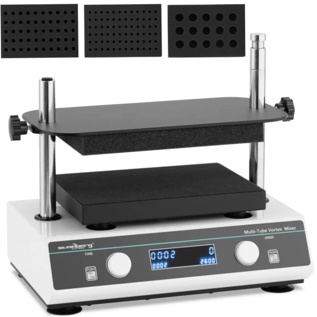 Wytrząsarka laboratoryjna vortex LCD 500 – 3000 obr./min 100 W
