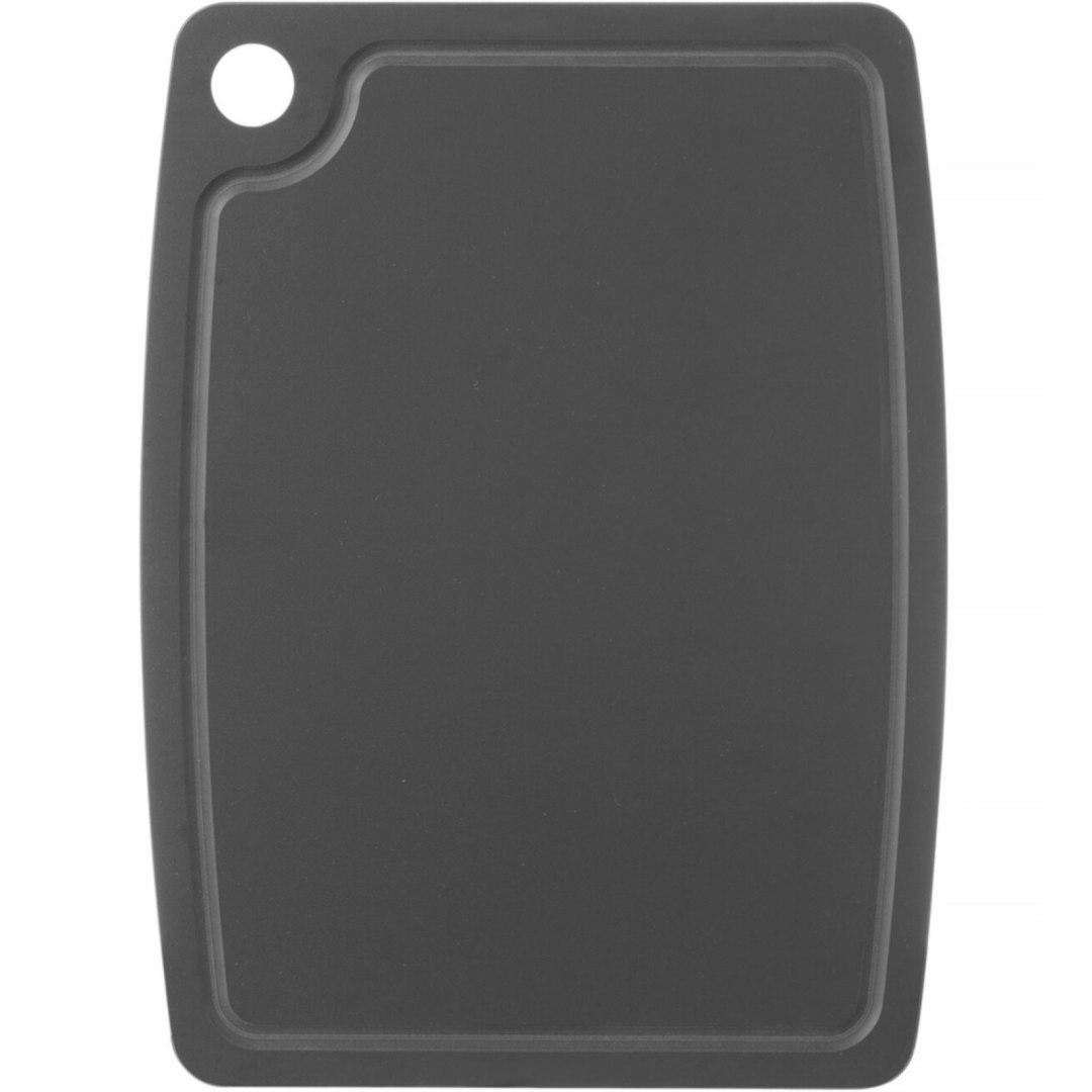 Deska do krojenia z włókna drzewnego 370 x 275 mm – czarna