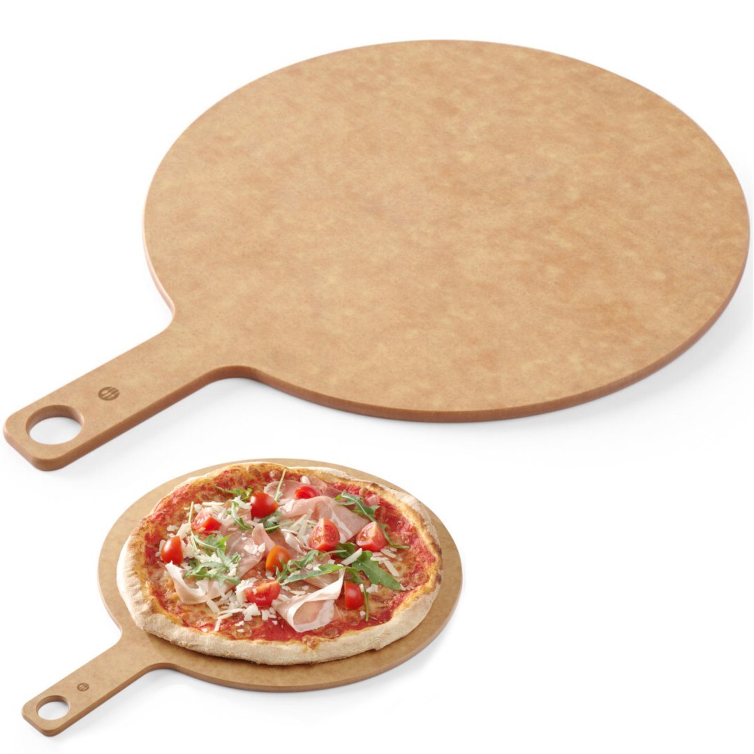 Deska do serwowania pizzy przekąsek z uchwytem śr. 356 mm Deska do serwowania pizzy przekąsek z uchwytem śr. 356 mm