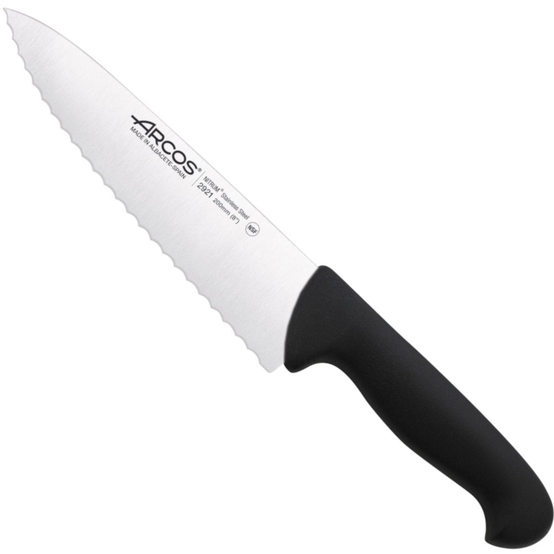 Nóż szefa kuchni kucharski ząbkowany Seria 2900 dł. 200/333 mm Nóż szefa kuchni kucharski ząbkowany Seria 2900 dł. 200/333 mm