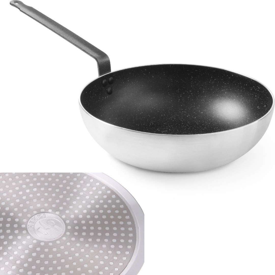 Patelnia Wok Marble Professional 3 L śr. 280 – Hendi 627730