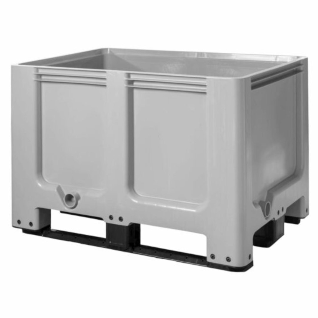 Skrzyniopaleta skrzynia kontener 520L z paletą EUR 120×80 cm