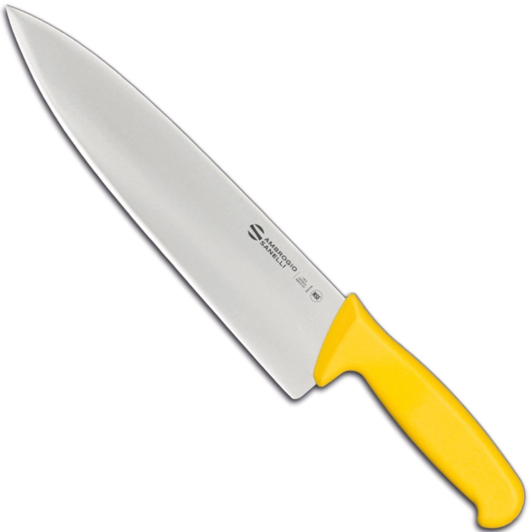 Nóż rzeźniczy do drobiu SUPRA COLORE HACCP 260/410 mm – żółty
