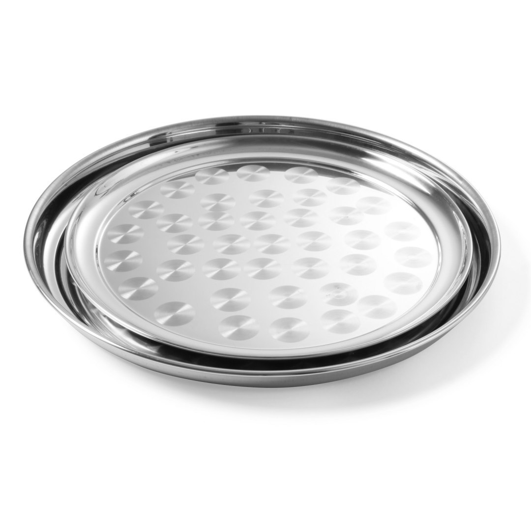 Taca bankietowa stalowa okrągła śr. 40cm – Hendi 480403 Taca bankietowa stalowa okrągła śr. 40cm – Hendi 480403