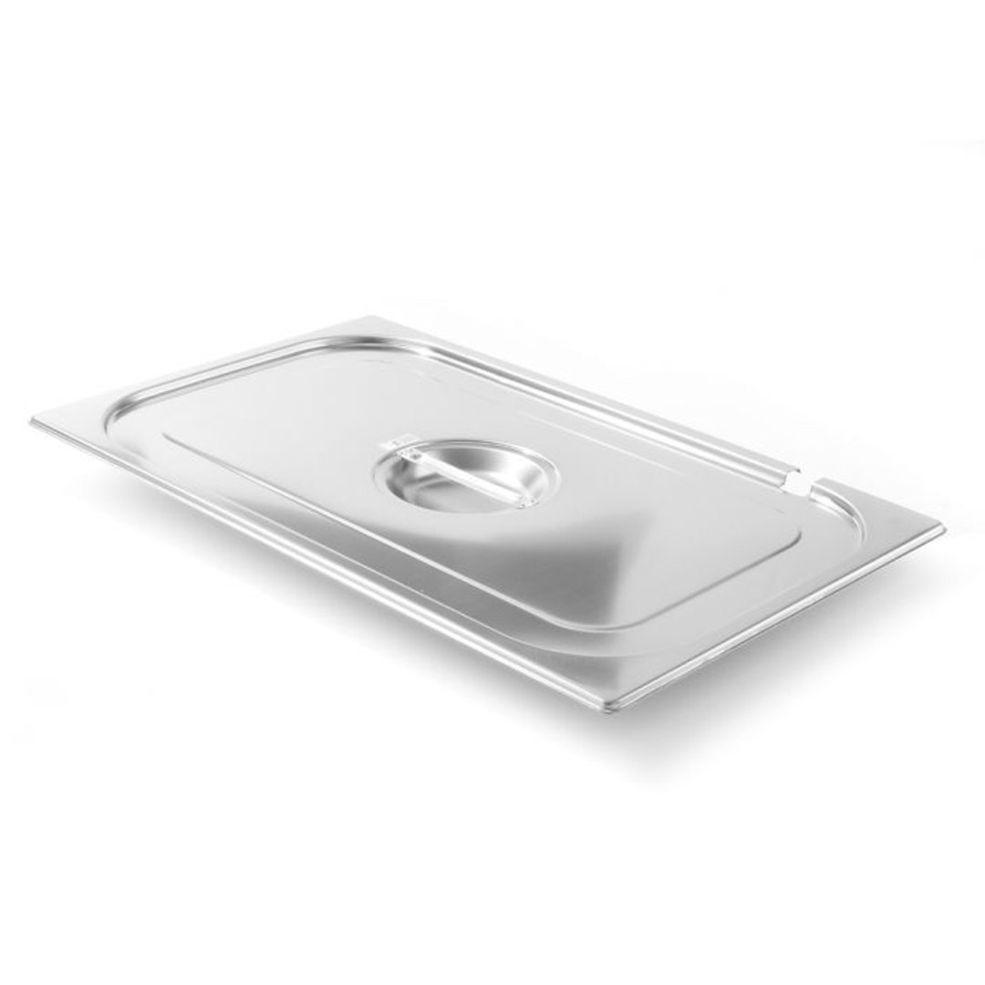 Pokrywka stalowa do GN Kitchen Line z wycięciem na chochlę GN 1/1 – Hendi 806913 Pokrywka stalowa do GN Kitchen Line z wycięciem na chochlę GN 1/1 – Hendi 806913