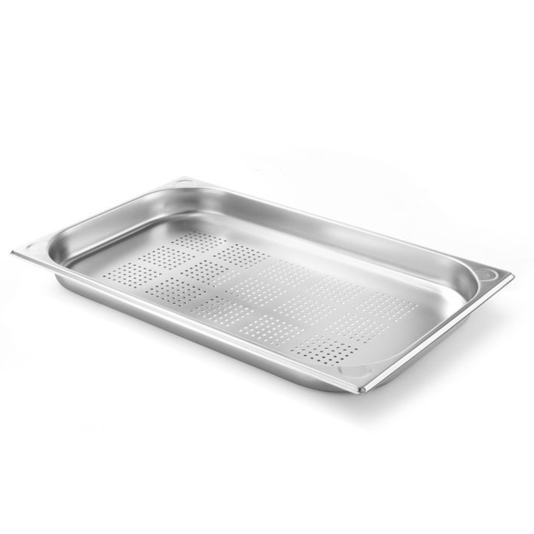 Pojemnik GN 1/1 Kitchen Line perforowany wys. 65 mm – Hendi 807125 Pojemnik GN 1/1 Kitchen Line perforowany wys. 65 mm – Hendi 807125