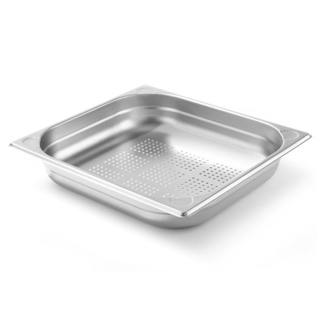 Pojemnik GN 2/3 Kitchen Line perforowany wys. 65 mm – Hendi 807224